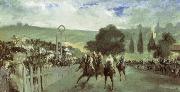 Edouard Manet The Races at Longchamp Spain oil painting artist